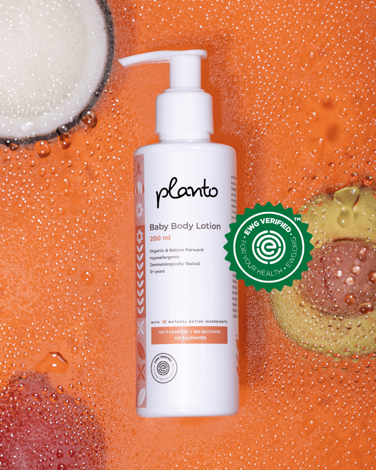 Planto Baby Lotion - EWG-Verified Newborn Essentials for Gentle